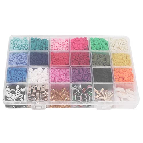 RIZGHWOY Polymer -Ton -Perlen 18 Farben 250 Buchstaben Perlen DIY SET für Schmuck Making Armband Kit für Erwachsene und Weiches Keramikmaterial RIZGHWOY Polymer -Ton -Perlen 18 Farben 250 Buchstaben Perlen DIY SET für Schmuck Making Armband Kit für Erwachsene und Weiches Keramikmaterial von RIZGHWOY