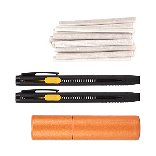 RIZGHWOY Schneiderkreide Stift Klare Ergonomische Einstellbare Markierungskreide für Baumwollnähteleder, 1 Set für den Haushalt RIZGHWOY Schneiderkreide Stift Klare Ergonomische Einstellbare Markierungskreide für Baumwollnähteleder, 1 Set für den Haushalt von RIZGHWOY