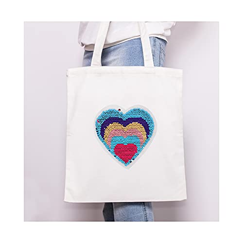 RIZGHWOY Sticked Patch Reversible Color Change Paillon Eisen auf Applique Craft für Kleidungszubehör, 5pcs Farbige Schmetterling Stoffaufkleber (#4) von RIZGHWOY