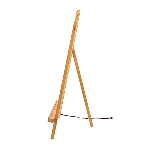 RIZGHWOY Tragbare Tabletop -Staffelei Massivholzmaterial Leichter Ausstellungsständer für Künstler, die für das Malerei Mini 16 Cm Geeignet Sind (Desktop -Staffelei (50 cm)) von RIZGHWOY