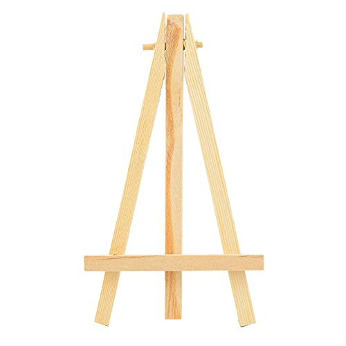 RIZGHWOY Tragbare Tabletop -Staffelei Massivholzmaterial Leichter Ausstellungsständer für Künstler, die für das Malerei Mini 16 Cm Geeignet Sind (Mini -Staffelei 16cm) von RIZGHWOY