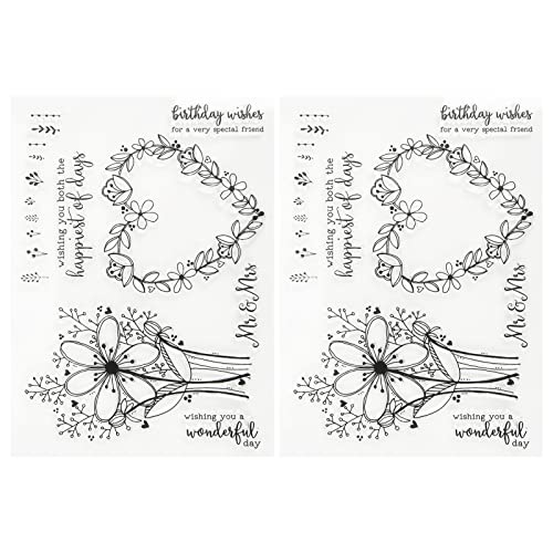 RIZGHWOY Transparente Herzkranzmarken 2PCs für DIY -Herstellung, Langlebige Prägemarken für Scrapbooking, Gesundes Material, Kreative Briefmarken für die Kartenherstellung Wiederverwendbar RIZGHWOY Transparente Herzkranzmarken 2PCs für DIY -Herstellung, Langlebige Prägemarken für Scrapbooking, Gesundes Material, Kreative Briefmarken für die Kartenherstellung Wiederverwendbar von RIZGHWOY