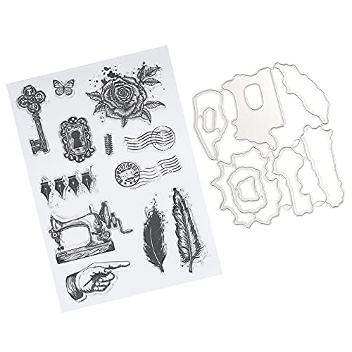 RIZGHWOY Transparente Rechteck-TPR-Briefmarkendekoration für DIY-Scrapbooking und Kartenherstellung, Klarer Abdruck für Handgefertigte Geschenke, Material TPR, Farbe Transparent RIZGHWOY Transparente Rechteck-TPR-Briefmarkendekoration für DIY-Scrapbooking und Kartenherstellung, Klarer Abdruck für Handgefertigte Geschenke, Material TPR, Farbe Transparent von RIZGHWOY