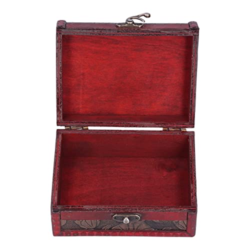 RIZGHWOY Vintage Hölzerne Dekorative Schmuckschatulle Exquisite Blumenmuster Lagerbehälter für Frauen RIZGHWOY Vintage Hölzerne Dekorative Schmuckschatulle Exquisite Blumenmuster Lagerbehälter für Frauen von RIZGHWOY