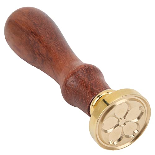 RIZGHWOY Wachs Seal Stamp Shiny Classic Sealing für Umschläge Einladungen -Verzierung für Hochzeitsfeier Geschenke Kupferkopfdurchmesser 25mm von RIZGHWOY