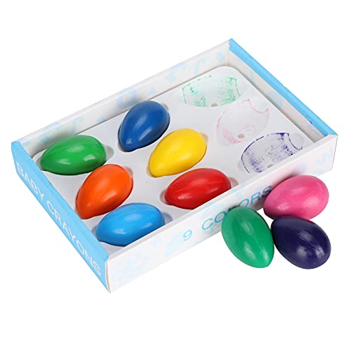 RIZGHWOY Waschkinder Malereien Zeichnungswerkzeugspielzeug 9pcs Eierbuntstifte für Farbenfrohe Kreationen RIZGHWOY Waschkinder Malereien Zeichnungswerkzeugspielzeug 9pcs Eierbuntstifte für Farbenfrohe Kreationen von RIZGHWOY