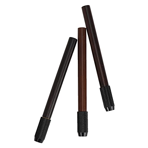 Rosewood Bleistift Extender Abtrennbares Rotierendes Verlangen für Glatte Zeichnen und Sicheres Schneiden Stationärer Versorgung (Drei Packungen) von RIZGHWOY