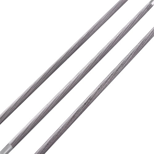 Rundkettensäge -Dateien Professioneller Stahlstahl - 3pcs/Set (4 Mm/4,8 Mm/5,5). Erreichen Sie Reibungslose und Präzise Schnitte, die für die Wartung und Reparatur von Kettensägen Geeignet Sind (4mm) von RIZGHWOY