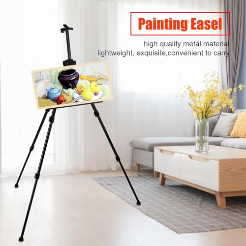 Tragbare Metallmalerei Skizze Eundesel | Einstellbarer Stativständer für Künstler | Ideal für Gouache und Skizzieren Tragbare Metallmalerei Skizze Eundesel | Einstellbarer Stativständer für Künstler | Ideal für Gouache und Skizzieren von RIZGHWOY