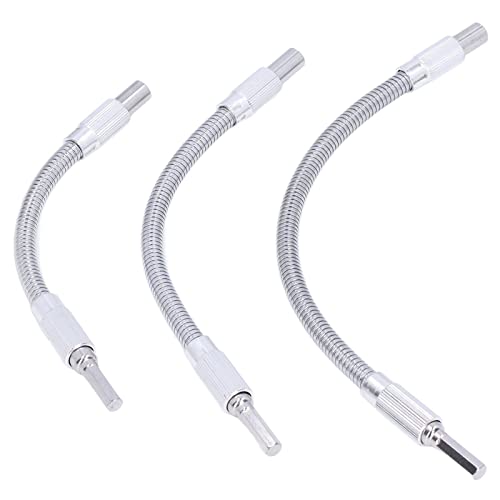 Universal Flexible Well Extension Kit, 3PCS -Bohrer -Bit Extender Halter mit 1/4 Zoll Stecker, Vereinfacht den Betrieb an Schmal Universal Flexible Well Extension Kit, 3PCS -Bohrer -Bit Extender Halter mit 1/4 Zoll Stecker, Vereinfacht den Betrieb an Schmal von RIZGHWOY