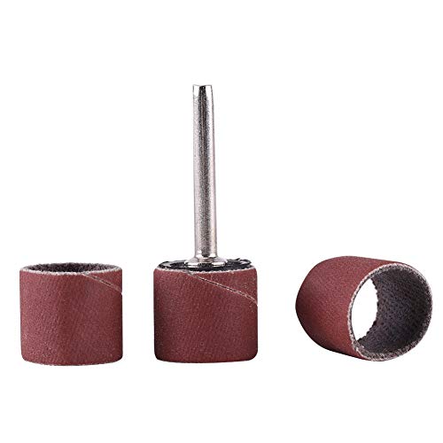 Vielseitige Drum -Schleifbänder mit Holzbearbeitungspolierkit 80/320/600GRIT (Großer Sandpapierring 600 Mesh) von RIZGHWOY