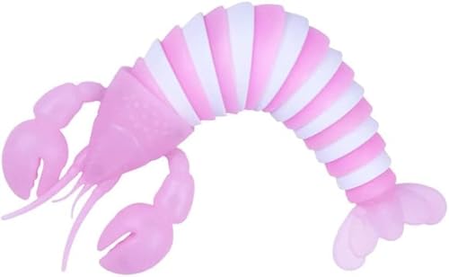 Autismus Spielzeug,Sensorik Spielzeug Lobster Anti Stress Toys Fidget Toys Erwachsene Kinder, ADD, ADHS Mitgebsel Kindergeburtstag 3 4 5 6 7 8 9 10 11 12 Jahre (Rosa) von RIZTGAE