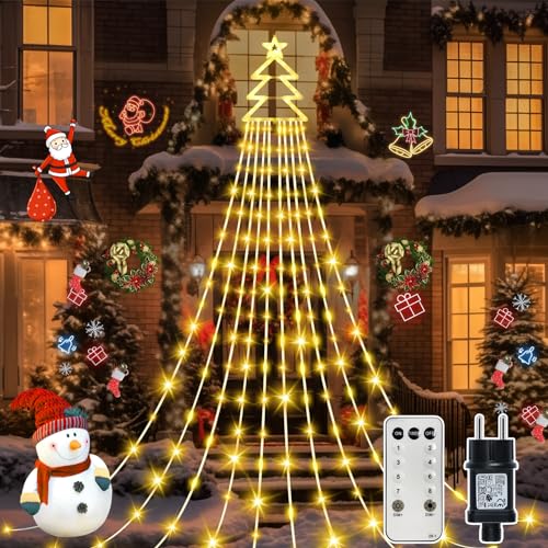 RJEDL 3.8m x10 Christbaumbeleuchtung, 420LED Lichterkette Weihnachtsbaum mit 8 Modi,Zeitmessung und Speicher Weihnachtsbeleuchtung mit Stern für Tannenbaum,Party,Weihnachten Deko RJEDL 3.8m x10 Christbaumbeleuchtung, 420LED Lichterkette Weihnachtsbaum mit 8 Modi,Zeitmessung und Speicher Weihnachtsbeleuchtung mit Stern für Tannenbaum,Party,Weihnachten Deko von RJEDL