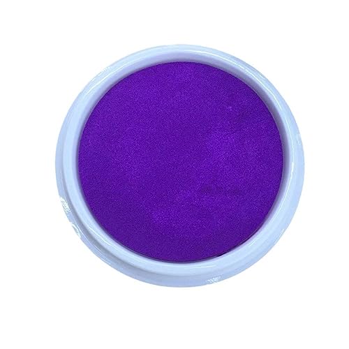RJSQAQE Große runde Stempelkissen, Fingerpalmen-Tinte, Stempel, DIY, Graffiti-Stempel, waschbares Regenbogen-Finger-Stempelkissen für Fingerabdrücke, Geburt, Fußabdruck von RJSQAQE