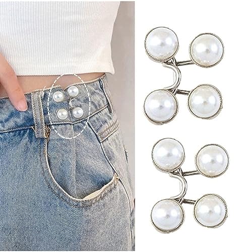 Unsichtbarer Einstellknopf, Metall, Jeans, Taille, abnehmbare Nägel, abnehmbare Taille, L8l0 Einstellknopf, BUC-Taille, kein Knopf von RJSQAQE