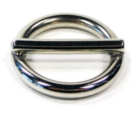 10 Stück - Rundringe mit Steg 25 mm Stahl, vernickelt Stegring Stegringe 10 Stück - Rundringe mit Steg 25 mm Stahl, vernickelt Stegring Stegringe von RJT