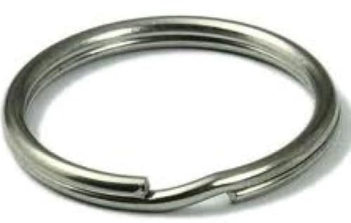 100 Stück Schlüsselringe 12 mm Stahl Schlüsselring Glänzend NEUWARE TOP-ANGEBOT (933505) von RJT