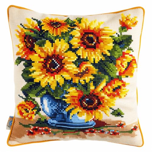 DIY stickpackung kissen Sonnenblume knüpfen set erwachsene kissen Fantasieblumen DIY Knüpfkissen,Überwurfkissen,Matte,Stickerei-Bastelsets für Anfänger mit aufgedrucktem Muster,Heimdek 43x43cm DIY stickpackung kissen Sonnenblume knüpfen set erwachsene kissen Fantasieblumen DIY Knüpfkissen,Überwurfkissen,Matte,Stickerei-Bastelsets für Anfänger mit aufgedrucktem Muster,Heimdek 43x43cm von RKFLGEW