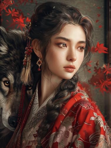 RKFLGEW 14CT Kreuzstich Set Vorgedruckt Die Prinzessin Und Der Wolf Stickset Anime Tiere Gezählt Stoff Kreuzstich Diy Kunst Handarbeiten Sticksets 80x100cm RKFLGEW 14CT Kreuzstich Set Vorgedruckt Die Prinzessin Und Der Wolf Stickset Anime Tiere Gezählt Stoff Kreuzstich Diy Kunst Handarbeiten Sticksets 80x100cm von RKFLGEW