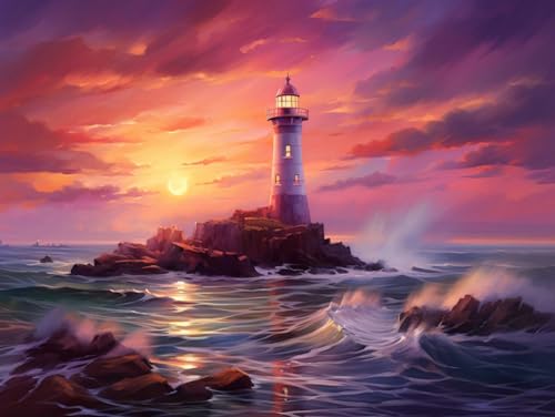 RKFLGEW 14CT Kreuzstich Stickpackungen Sonnenaufgang Und Leuchtturm Stickset Meereslandschaft Vorgedruckter Stoff Kreuzstich Diy Kunst Handarbeiten Sticksets Für Erwachsene Anfänger 80x100cm RKFLGEW 14CT Kreuzstich Stickpackungen Sonnenaufgang Und Leuchtturm Stickset Meereslandschaft Vorgedruckter Stoff Kreuzstich Diy Kunst Handarbeiten Sticksets Für Erwachsene Anfänger 80x100cm von RKFLGEW