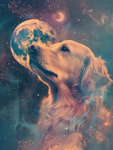RKFLGEW 14CT Stickset Für Anfänger Golden Retriever Tier Kreuzstich Set Landschaft Und Hund Diy Stickerei Für Erwachsene Anfänger Handarbeitsset Mit Mustern Nadelspitzenkunst 40x50cm RKFLGEW 14CT Stickset Für Anfänger Golden Retriever Tier Kreuzstich Set Landschaft Und Hund Diy Stickerei Für Erwachsene Anfänger Handarbeitsset Mit Mustern Nadelspitzenkunst 40x50cm von RKFLGEW