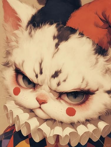 RKFLGEW 14CT Süße Katze Stickbilder Erwachsene Fantasietiere Kreuzstich-Sets,Stick-Starter-Set Für Anfänger,Sticksets Mit Scherenzubehör Diy-Heimdekoration 40x50 cm RKFLGEW 14CT Süße Katze Stickbilder Erwachsene Fantasietiere Kreuzstich-Sets,Stick-Starter-Set Für Anfänger,Sticksets Mit Scherenzubehör Diy-Heimdekoration 40x50 cm von RKFLGEW