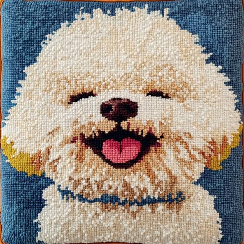 RKFLGEW DIY Knüpfkissen Mit Vordruck Cartoon-Welpen-Tier Kissenbezug Zum Selbermachen Für Anfänger Und Erwachsene,Geschenke Für Familie,Freunde,Handarbeiten,Basteln 43x43cm RKFLGEW DIY Knüpfkissen Mit Vordruck Cartoon-Welpen-Tier Kissenbezug Zum Selbermachen Für Anfänger Und Erwachsene,Geschenke Für Familie,Freunde,Handarbeiten,Basteln 43x43cm von RKFLGEW