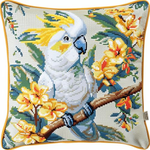 RKFLGEW DIY stickpackung kissen Papagei Tier knüpfen set erwachsene kissen Farbenfrohe Blumen DIY Knüpfkissen-Set,Anfänger,Erwachsene,Teenager,Geschenk,Stickerei,Heimdekoration,Knüpfhaken-S 43x43cm RKFLGEW DIY stickpackung kissen Papagei Tier knüpfen set erwachsene kissen Farbenfrohe Blumen DIY Knüpfkissen-Set,Anfänger,Erwachsene,Teenager,Geschenk,Stickerei,Heimdekoration,Knüpfhaken-S 43x43cm von RKFLGEW