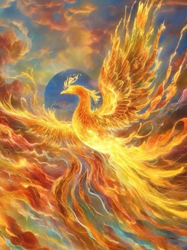 RKFLGEW Diy Perlen-Kreuzstich-Sets, Anime-Phoenix, Perlen-Stickset, Tier-Sticksets, Einfaches Kreuzstich-Set Für Erwachsene Und Anfänger 40x50cm RKFLGEW Diy Perlen-Kreuzstich-Sets, Anime-Phoenix, Perlen-Stickset, Tier-Sticksets, Einfaches Kreuzstich-Set Für Erwachsene Und Anfänger 40x50cm von RKFLGEW