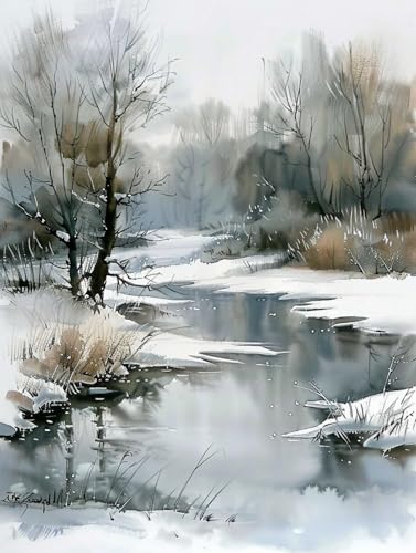 RKFLGEW Diy-Perlenstickerei-Set,Schneewald,Perlenstickerei-Set,Winterlandschaft,Kreuzstich-Set,Gestempelte Sticksets Für Erwachsene,Wandkunst 30x40cm RKFLGEW Diy-Perlenstickerei-Set,Schneewald,Perlenstickerei-Set,Winterlandschaft,Kreuzstich-Set,Gestempelte Sticksets Für Erwachsene,Wandkunst 30x40cm von RKFLGEW