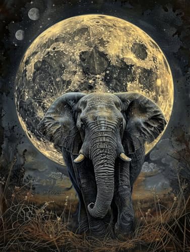 RKFLGEW Diy Perlenstickerei-Set Für Erwachsene Elefant Und Planet Perlenstickerei-Set Anime Tiere Nadelspitze-Sets Kreuzstich Mit Perlen 3D Perlenmalerei Handarbeit 30x40cm RKFLGEW Diy Perlenstickerei-Set Für Erwachsene Elefant Und Planet Perlenstickerei-Set Anime Tiere Nadelspitze-Sets Kreuzstich Mit Perlen 3D Perlenmalerei Handarbeit 30x40cm von RKFLGEW