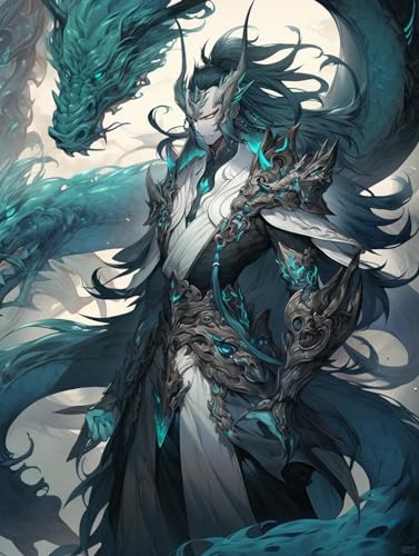 RKFLGEW Diy-Rocailles-Stickerei-Sets, Anime-Charaktere Und Drachen, Perlen-Stickerei-Set, Tier-Kreuzstich, Nadelspitze, Handarbeit, Wandteppich-Set, Perlenstichmuster 3D 40x50cm RKFLGEW Diy-Rocailles-Stickerei-Sets, Anime-Charaktere Und Drachen, Perlen-Stickerei-Set, Tier-Kreuzstich, Nadelspitze, Handarbeit, Wandteppich-Set, Perlenstichmuster 3D 40x50cm von RKFLGEW