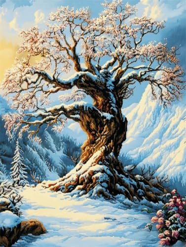 RKFLGEW Diy Stickset Für Erwachsene,Anime-Baum,Perlenstickerei-Set,Winterlandschaft,Basteln,Perlenstickerei-Set,Diy-Perlenstickerei-Bastelset Für Anfänger 40x50cm RKFLGEW Diy Stickset Für Erwachsene,Anime-Baum,Perlenstickerei-Set,Winterlandschaft,Basteln,Perlenstickerei-Set,Diy-Perlenstickerei-Bastelset Für Anfänger 40x50cm von RKFLGEW