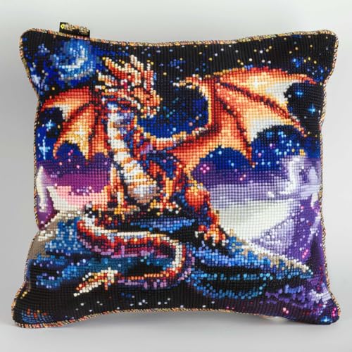 RKFLGEW Haken-Knüpfset,Cartoon-Drachen-Kissen-Herstellungsset,Anime-Tiere,Diy-Knüpfkissen,Wurfkissenmatte,Stick-Bastelsets Für Anfänger Mit Aufgedrucktem Muster,Heimdekoration 43x43cm RKFLGEW Haken-Knüpfset,Cartoon-Drachen-Kissen-Herstellungsset,Anime-Tiere,Diy-Knüpfkissen,Wurfkissenmatte,Stick-Bastelsets Für Anfänger Mit Aufgedrucktem Muster,Heimdekoration 43x43cm von RKFLGEW