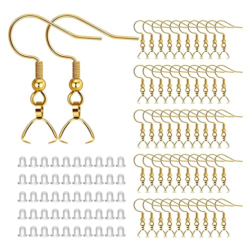 100 Stück Ohrringhaken, Ohrdraht, Schnalle, Schmuckherstellung, Anhänger, Ohrstecker, Fischhaken, Ohrring 100 Stück Ohrringhaken, Ohrdraht, Schnalle, Schmuckherstellung, Anhänger, Ohrstecker, Fischhaken, Ohrring von RKJRTK