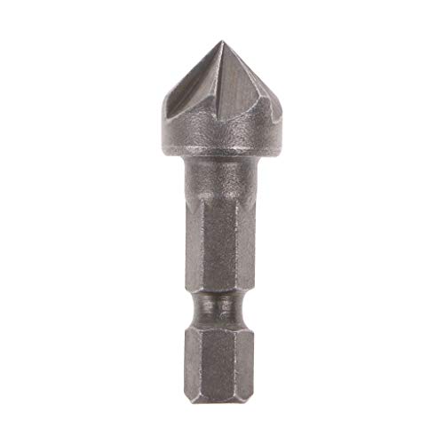Countersink Drill Bit 6 Geriffelten Rundgriff Mühlenschneider Bit Counterse Countersink Drill Bit 6 Geriffelten Rundgriff Mühlenschneider Bit Counterse von RKJRTK
