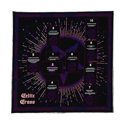 RKJRTK Divinations Tischdecke Kartenlesen Astrologie Tarotkarte Tischdecke Altars Stoff Göttlichkeit Brettspielzubehör RKJRTK Divinations Tischdecke Kartenlesen Astrologie Tarotkarte Tischdecke Altars Stoff Göttlichkeit Brettspielzubehör von RKJRTK