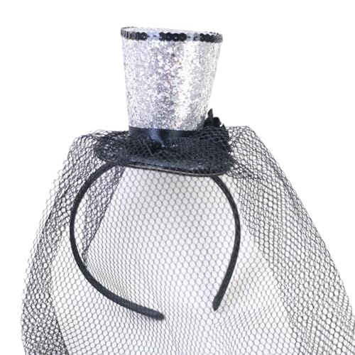 RKJRTK Kinder-Haarreif mit Zylinderhut für Halloween, Weihnachten, Neujahr, Brautparty, 1920er Jahre, Tophat-Stirnband RKJRTK Kinder-Haarreif mit Zylinderhut für Halloween, Weihnachten, Neujahr, Brautparty, 1920er Jahre, Tophat-Stirnband von RKJRTK