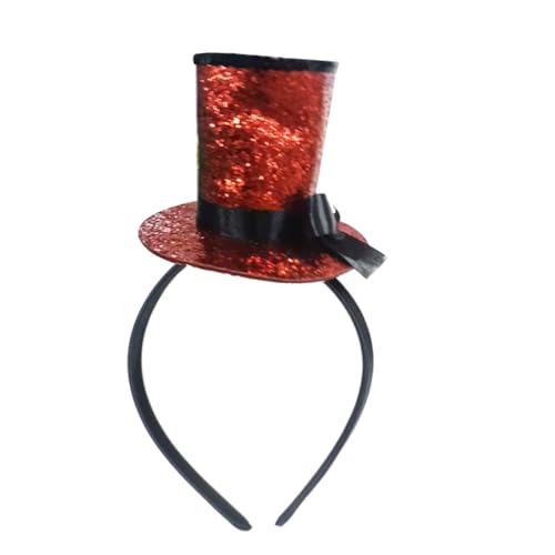 RKJRTK Kinder-Haarreif mit Zylinderhut für Halloween, Weihnachten, Neujahr, Brautparty, 1920er Jahre, Tophat-Stirnband RKJRTK Kinder-Haarreif mit Zylinderhut für Halloween, Weihnachten, Neujahr, Brautparty, 1920er Jahre, Tophat-Stirnband von RKJRTK