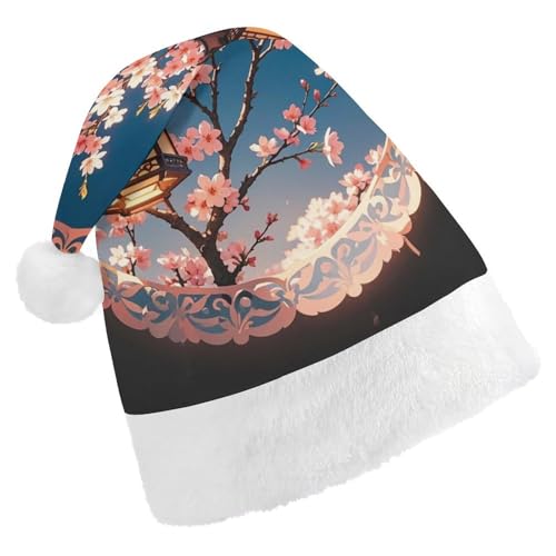 Laterne, rund, wunderschönes Muster, Weihnachtsmannmütze für Damen und Herren, Weihnachtsmütze, Weihnachtsmütze, Partyhut, Strumpfmütze, Totenkopfmütze, Erwachsene Laterne, rund, wunderschönes Muster, Weihnachtsmannmütze für Damen und Herren, Weihnachtsmütze, Weihnachtsmütze, Partyhut, Strumpfmütze, Totenkopfmütze, Erwachsene von RKJVB