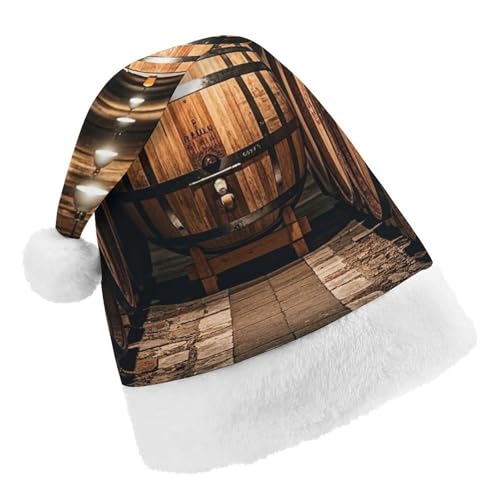 RKJVB Eichenfässer zur Aufbewahrung von Wein, Nikolausmütze für Damen und Herren, Weihnachtsmütze, Weihnachtsmütze, Partyhut, Strumpfmütze, Totenkopfmütze, Größe S RKJVB Eichenfässer zur Aufbewahrung von Wein, Nikolausmütze für Damen und Herren, Weihnachtsmütze, Weihnachtsmütze, Partyhut, Strumpfmütze, Totenkopfmütze, Größe S von RKJVB