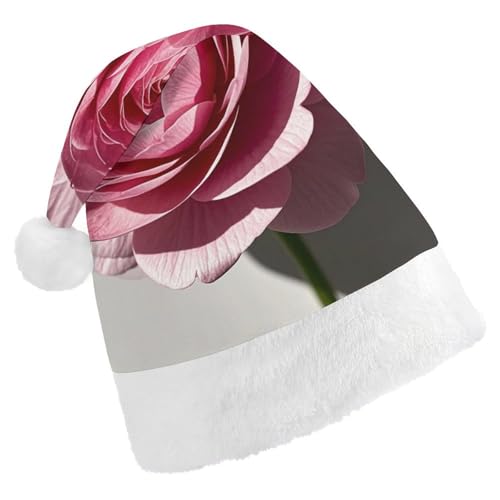 RKJVB Eine schöne Blumen-Weihnachtsmannmütze für Damen und Herren, Weihnachtsmütze, Weihnachtsmütze, Partyhut, Strumpfmütze, Totenkopfmütze, Erwachsene RKJVB Eine schöne Blumen-Weihnachtsmannmütze für Damen und Herren, Weihnachtsmütze, Weihnachtsmütze, Partyhut, Strumpfmütze, Totenkopfmütze, Erwachsene von RKJVB