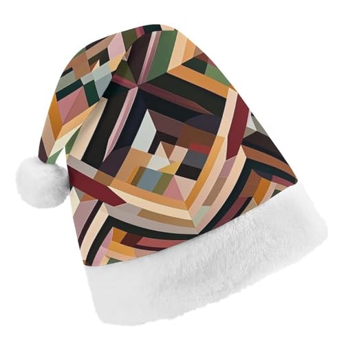 RKJVB Geometrische Weihnachtsmütze in Diamantform für Damen und Herren, Weihnachtsmütze, Weihnachtsmütze, Partyhut, Strumpfmütze, Totenkopfmütze, Erwachsene RKJVB Geometrische Weihnachtsmütze in Diamantform für Damen und Herren, Weihnachtsmütze, Weihnachtsmütze, Partyhut, Strumpfmütze, Totenkopfmütze, Erwachsene von RKJVB