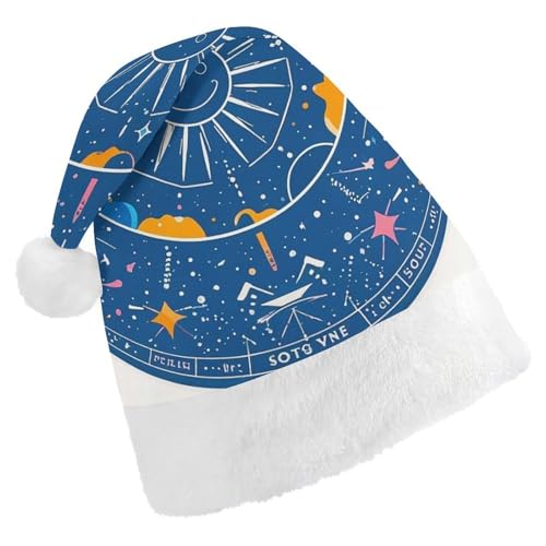 RKJVB Interessante Weihnachtsmütze mit Sonnengesicht für Damen und Herren, Weihnachtsmütze, Weihnachtsmannmütze, Weihnachtsstrumpfmütze, Totenkopfmütze, Größe S RKJVB Interessante Weihnachtsmütze mit Sonnengesicht für Damen und Herren, Weihnachtsmütze, Weihnachtsmannmütze, Weihnachtsstrumpfmütze, Totenkopfmütze, Größe S von RKJVB
