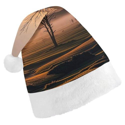 RKJVB Misty Sunrise Weihnachtsmütze für Damen und Herren, Weihnachtsmütze, Weihnachtsfeier, Strumpfmütze, Totenkopfmütze, Größe S RKJVB Misty Sunrise Weihnachtsmütze für Damen und Herren, Weihnachtsmütze, Weihnachtsfeier, Strumpfmütze, Totenkopfmütze, Größe S von RKJVB
