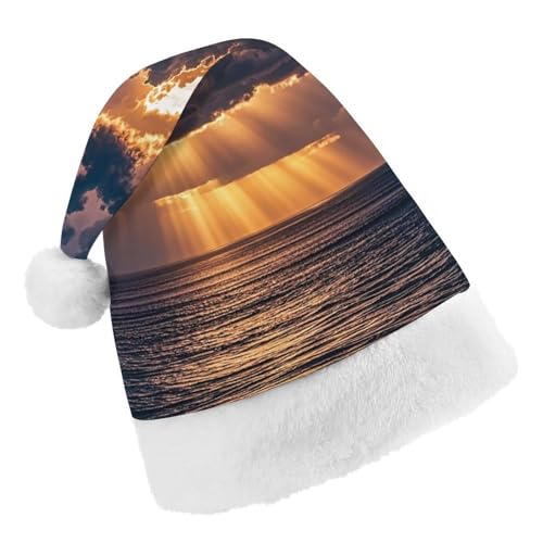 RKJVB Riesige Regenwolken-Weihnachtsmannmütze für Damen und Herren, Weihnachtsmütze, Weihnachtsmütze, Partyhut, Strumpfmütze, Totenkopfmütze, Größe S RKJVB Riesige Regenwolken-Weihnachtsmannmütze für Damen und Herren, Weihnachtsmütze, Weihnachtsmütze, Partyhut, Strumpfmütze, Totenkopfmütze, Größe S von RKJVB