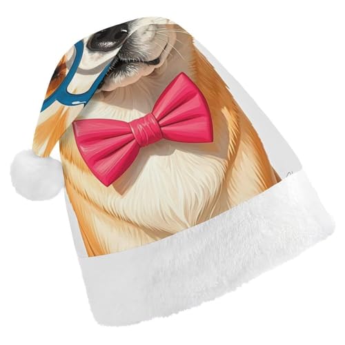 RKJVB Weiche Fliege für Haustiere, übergroße Brille, Weihnachtsmannmütze für Damen und Herren, Weihnachtsmütze, Weihnachtsmütze, Partyhut, Strumpfmütze, Totenkopfmütze, Erwachsene RKJVB Weiche Fliege für Haustiere, übergroße Brille, Weihnachtsmannmütze für Damen und Herren, Weihnachtsmütze, Weihnachtsmütze, Partyhut, Strumpfmütze, Totenkopfmütze, Erwachsene von RKJVB