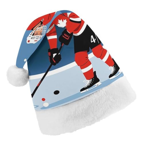 RKJVB Weihnachtsmütze für Damen und Herren, Eishockeyspieler, Weihnachtsmannmütze, Weihnachtsmannmütze, Weihnachtsstrumpfmütze, Totenkopfmütze, Größe S RKJVB Weihnachtsmütze für Damen und Herren, Eishockeyspieler, Weihnachtsmannmütze, Weihnachtsmannmütze, Weihnachtsstrumpfmütze, Totenkopfmütze, Größe S von RKJVB