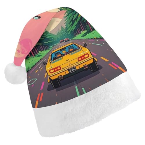 RKJVB Weihnachtsmütze im Science-Fiction-Stil, Roboterauto, Weihnachtsmannmütze für Damen und Herren, Weihnachtsmütze, Partyhut, Strumpfmütze, Totenkopfmütze, Erwachsene RKJVB Weihnachtsmütze im Science-Fiction-Stil, Roboterauto, Weihnachtsmannmütze für Damen und Herren, Weihnachtsmütze, Partyhut, Strumpfmütze, Totenkopfmütze, Erwachsene von RKJVB