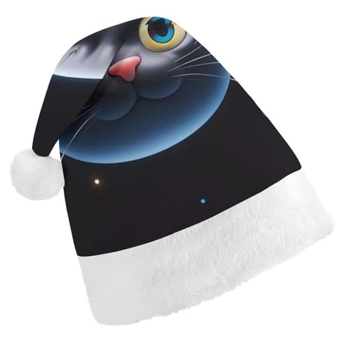 RKJVB Weihnachtsmütze in niedlicher Katzenform für Damen und Herren, Weihnachtsmütze, Weihnachtsmannmütze, Weihnachtsstrumpfmütze, Totenkopfmütze, Größe S RKJVB Weihnachtsmütze in niedlicher Katzenform für Damen und Herren, Weihnachtsmütze, Weihnachtsmannmütze, Weihnachtsstrumpfmütze, Totenkopfmütze, Größe S von RKJVB